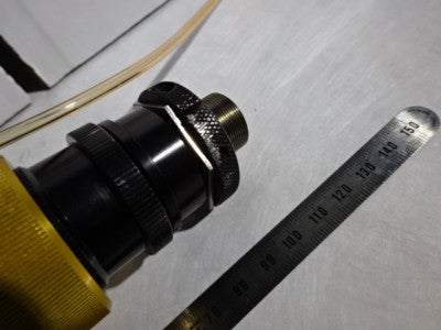OPTICAL BEAM FOCUS FORMING LENS LASER PRO OPTICS GAS COOLING AS PICTURED &96-24
