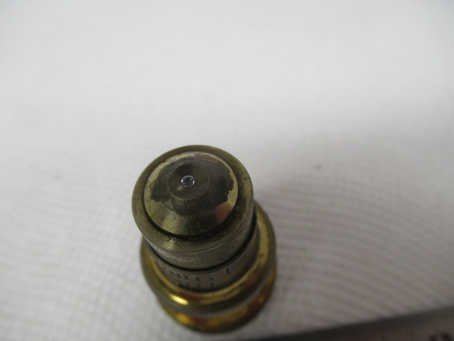 OPTICAL VINTAGE MICROSCOPE OBJECTIVE 97X BAUSCH LOMB OPTICS AS PICTURED W1-A-77