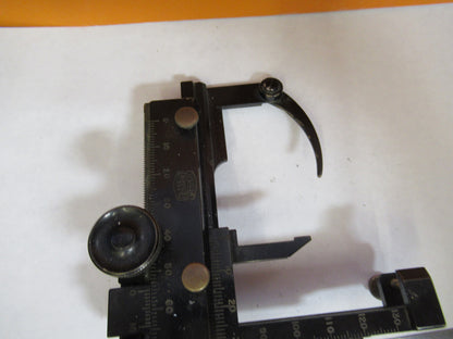 ANTIQUE SPENCER AO XY STAGE CLIP MICROSCOPE PART AS PICTURED Y3-A-31