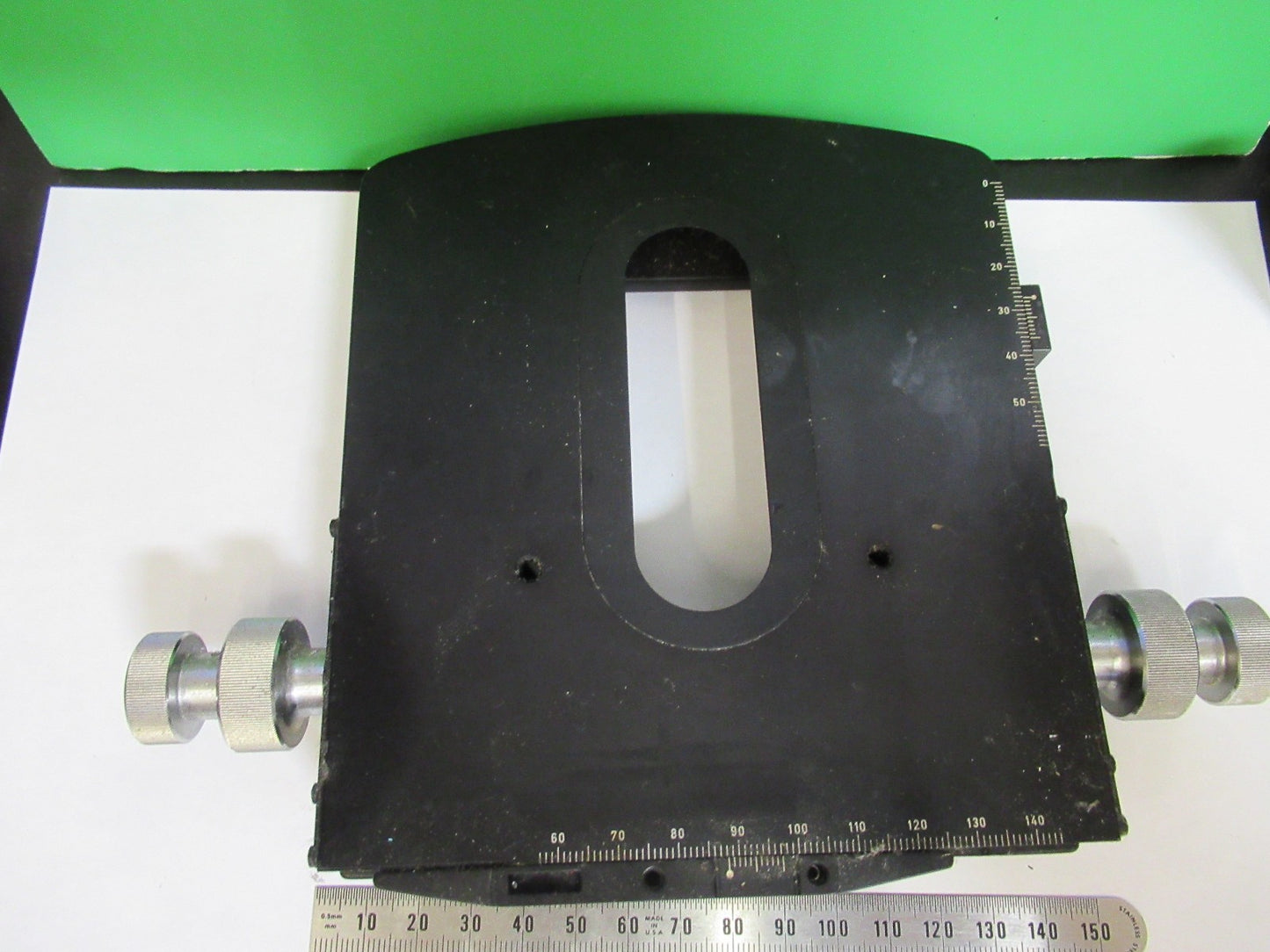 WILD M20 SWISS HEERBRUGG XY STAGE TABLE MICROSCOPE PART AS PICTURED T6-A-23