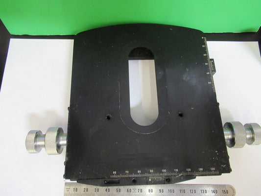 WILD M20 SWISS HEERBRUGG XY STAGE TABLE MICROSCOPE PART AS PICTURED T6-A-23