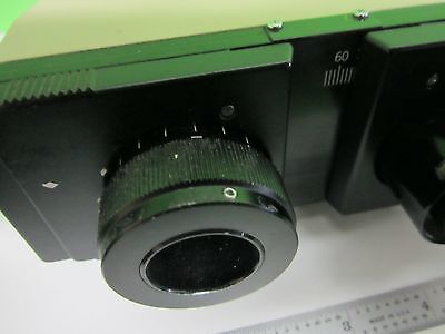 MICROSCOPE PART OLYMPUS JAPAN HEAD BINOCULAR OPTICS AS PICTURED BIN#T4-08