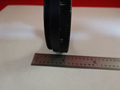 MICROSCOPE PART  COVER LENS STEREO OPTICS AS IS #AR-18
