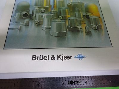 Book Brüel & Kjær Piezoelectric Accelerometers Vibration Amplifier BIN#Y7-08 8305