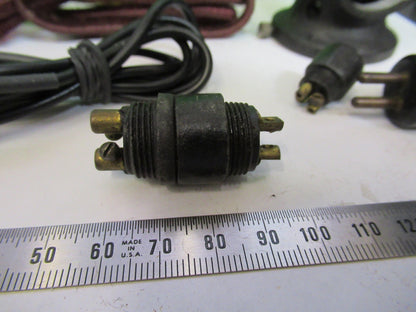 CARL ZEISS LOT LAMP ACCESSORIES ANTIQUE  MICROSCOPE PART AS PICTURED S7-A-98