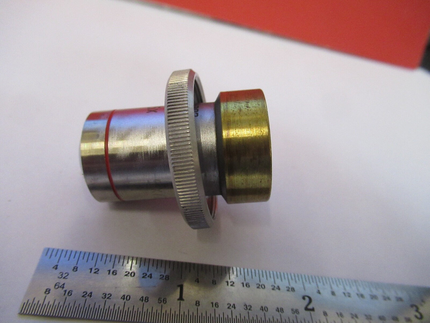 LEICA GERMANY 506302 5X INFINITY OBJECTIVE MICROSCOPE PART AS PICTURED &H6-A-27