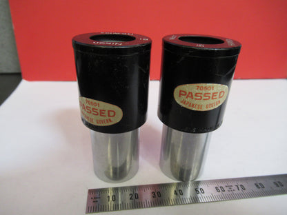NIKON JAPAN EYEPIECE PAIR HKW 10X MICROSCOPE PART OPTICS S3-B-13