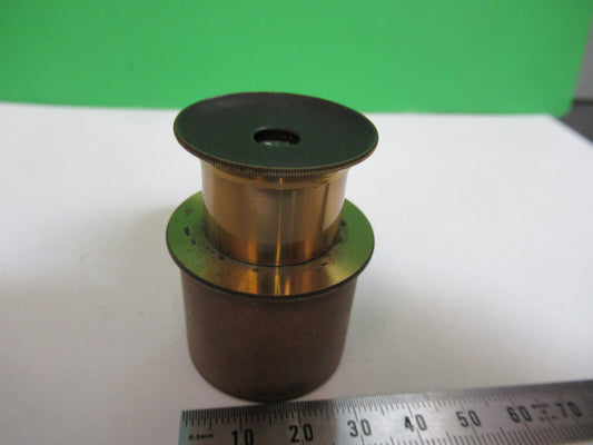 Antique Brass Rare UK England Eyepiece Microscope Part