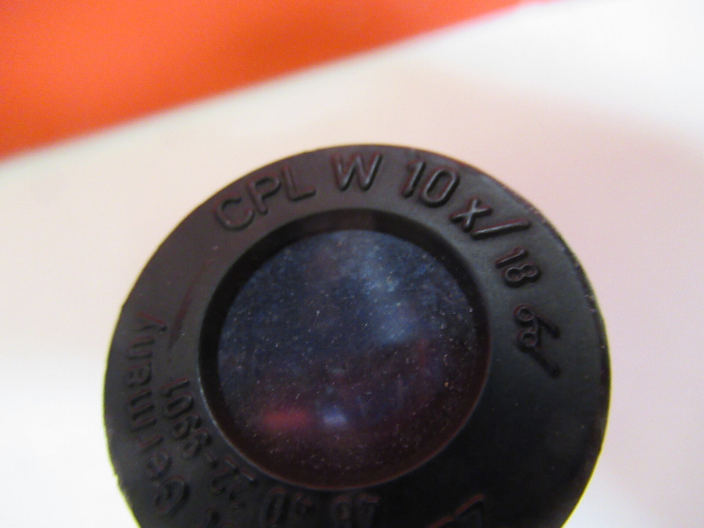 CARL ZEISS OCULAR CPL 10X OKULAROPTIK MIKROSKOPTEIL WIE ABGEBILDET &amp;S9-A-06 