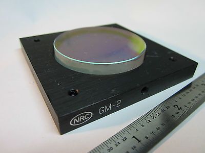 OPTICAL FILTER MIRROR MOUNTED NEWPORT GM-2 LASER OPTICS BIN#B1-95