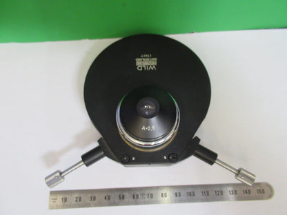 WILD HEERBRUGG M20 SWISS PHASE CONDENSER MICROSCOPE PART AS PICTURED T6-A-26B