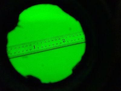 MICROSCOPE PART NIKON FILTER DICHROIC GREEN SLIDE OPTICS AS IS BIN#W5-21