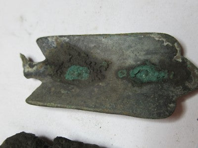 ANTIQUE BRASS BRONZE LOT MEDIEVAL ??? from EUROPE BOG FIND AS PICTURED &3-DT-10