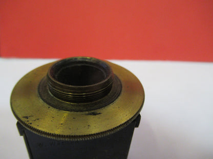 ANTIQUE BRASS WATSON LONDON LENS CAVITY MICROSCOPE PART AS PICTURED F8-A-22