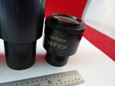 Lot Eyepieces Optical American Optical Co. Bl Microscope Part Optics AS IS