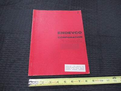 Endevco Vintage Instructions Manual 2110 Impedance Head