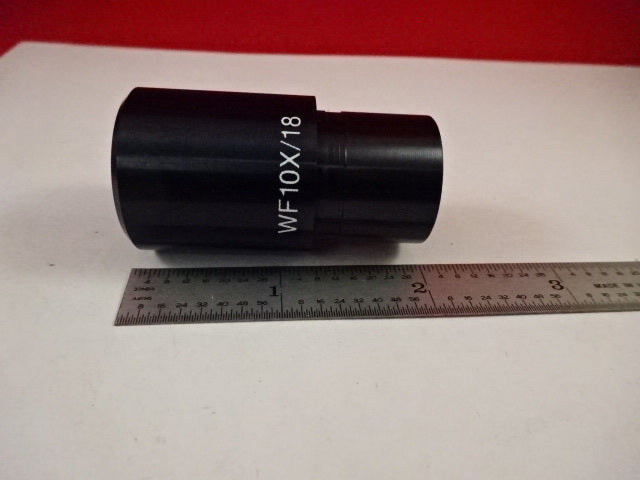 OPTICAL WF10X/18 EYEPIECE OCULAR MICROSCOPE PART OPTICS AS IS &33-A-71