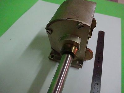 MICROSCOPE PART POLYVAR REICHERT LEICA STAGE MECHANISM // OPTICS AS IS BIN#W2-05