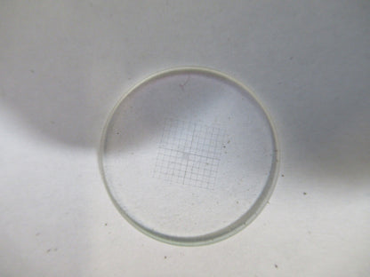 BAUSCH LOMB RETICLE GRID OPTICS MICROSCOPE PART AS PICTURED T5-A-121