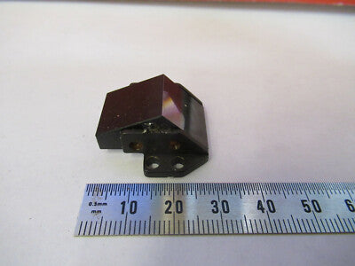 OPTICAL GLASS PRISM MICROSCOPE PART OPTICS AS PICTURED #82-A-17