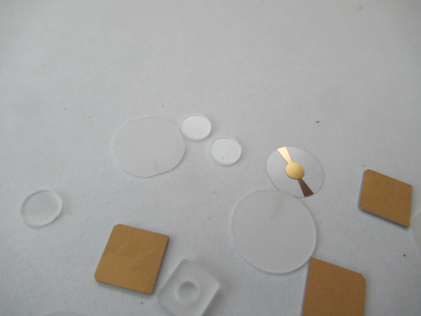 Lot Blank Piezoelectric Quartz Crystal X- Y- Yx-cut Piezo Sensor AS Pic