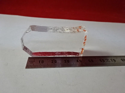 RARE COLLECTABLE Q FACTOR SLAB SYNTHETIC QUARTZ CRYSTAL FREQUENCY CONTROL W8-B22