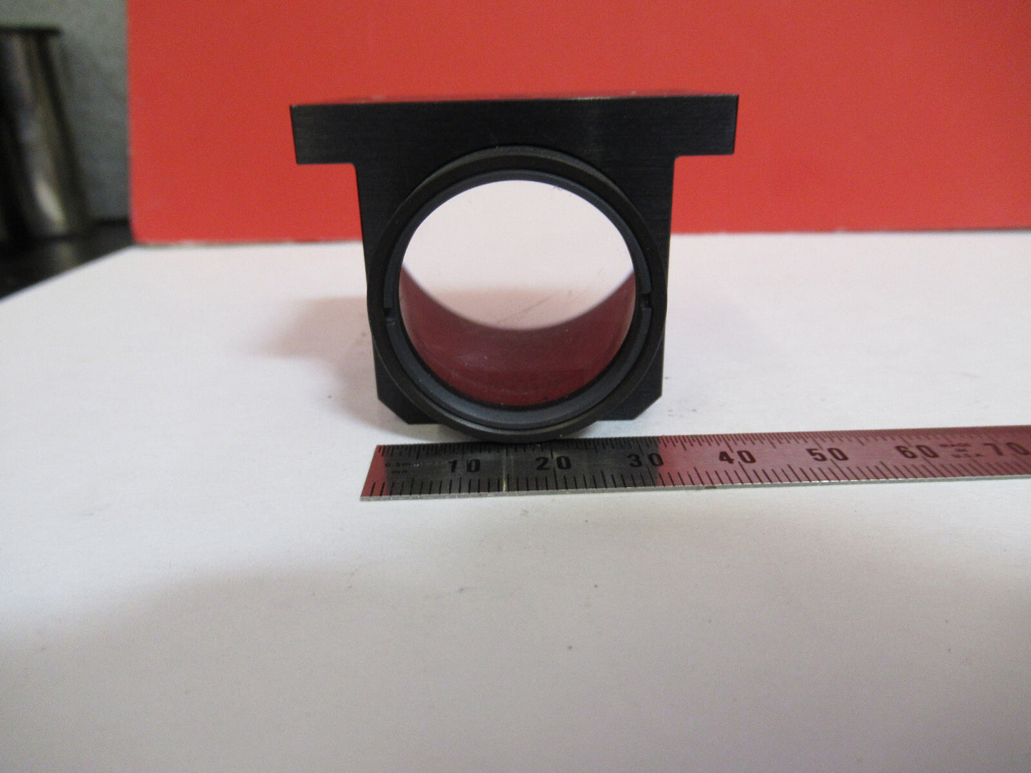 ZEISS GERMANY GLASS FOCUS LENS HEAD OPTICS MICROSCOPE PART AS PICTURED Y5-A-47