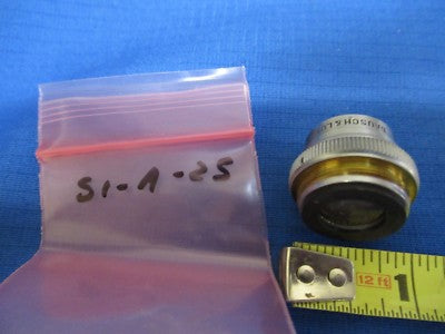 BAUSCH LOMB OPTICS OBJECTIVE LENS ??mm MICROSCOPE PART AS PICTURED &S1-A-25