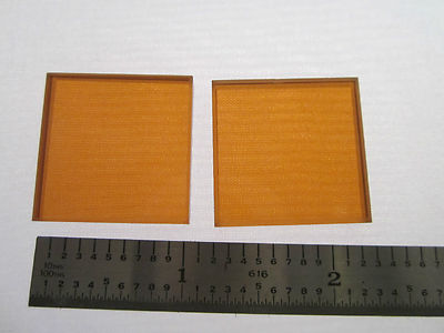 LOT 2 EA  OPTICAL FILTER MAGENTA OPTICS LASER #12