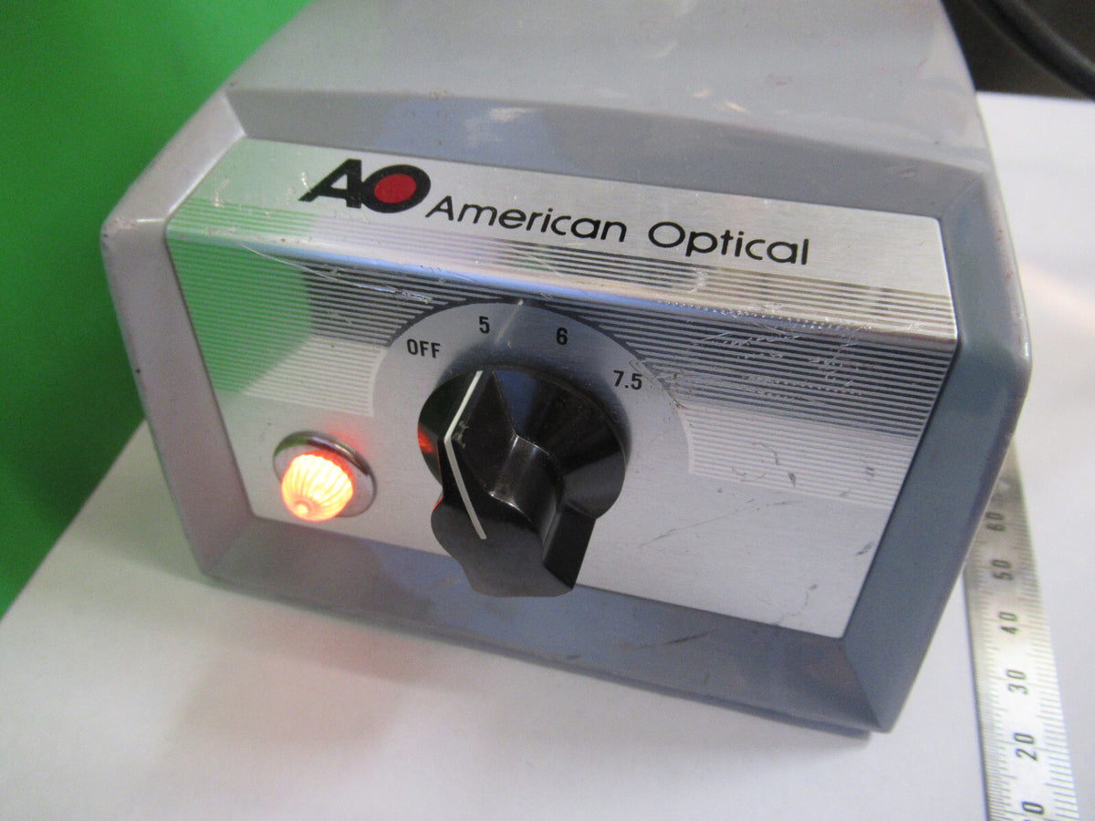 American Optical Co. American Spencer Lens Co. Lamp Assembly Optics Microscope Part