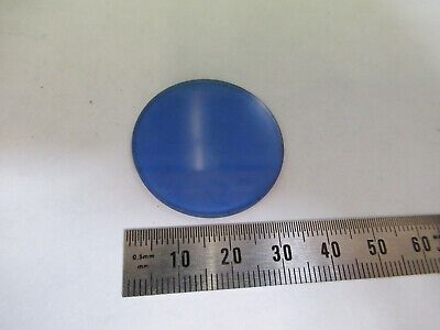 WILD HEERBRUGG SWISS BLUE GLASS FILTER MCIROSCOPE PART AS PICTURED &A9-B-25