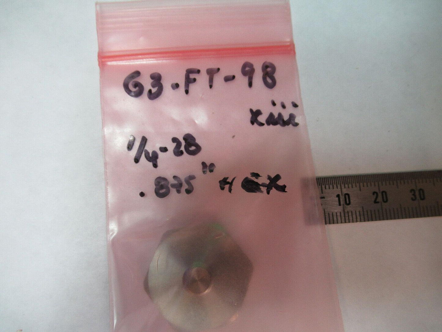 1/4-28 STUD ADHESIVE MOUNTING BASE for ACCELEROMETER VIBRATION AS PIC G3-FT-98