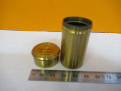 Otto Seibert Germany Empty Brass Objective Can 10X Microscope Part