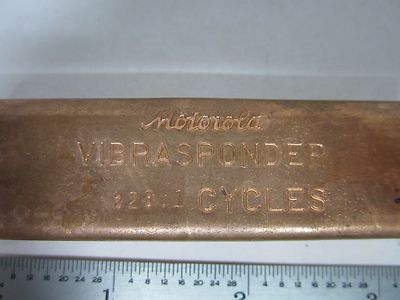 RARE VIBRASPONDER MOTOROLA QUARTZ CRYSTAL FREQUENCY CONTROL AS IS BIN#K6-11