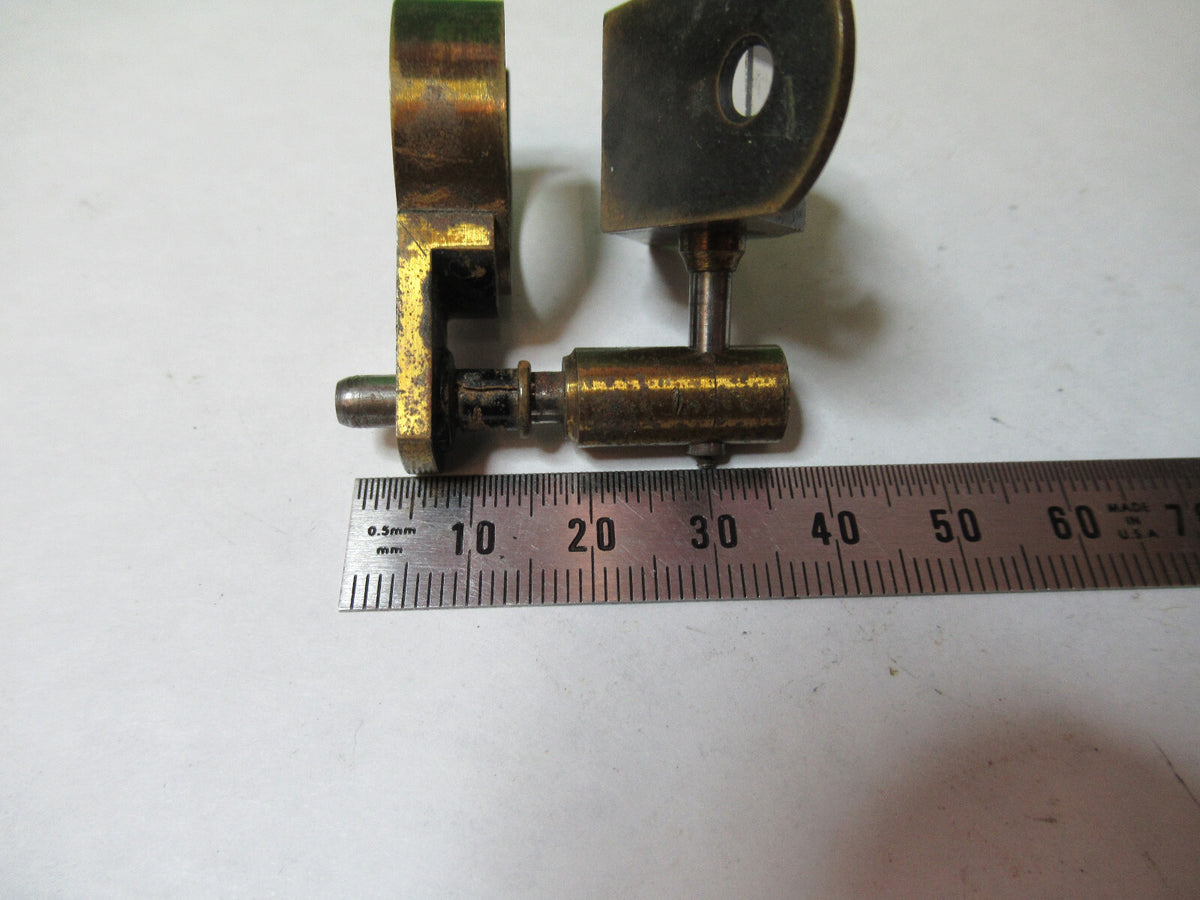 ANTIQUE BRASS NACHET PARIS PROJECTION PRISM ASSEMBLY MICROSCOPE PART X2-A-13