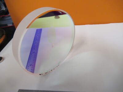 Optical Flat Coated 3" Dia Holed Fused silica Laser Optics
