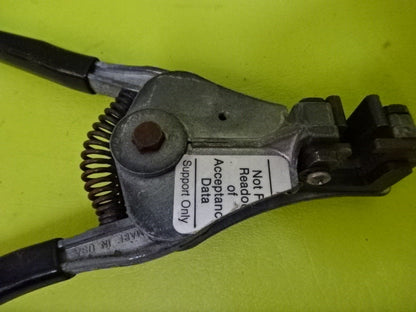 FOR PARTS CABLE STRIPPER TOOL [rusty] AS IS #TA-3-11