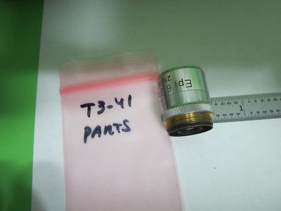 FÜR TEILE MIKROSKOP OBJEKTIVE REICHERT AUSTRIA EPI 6.3X OPTICS AS IS BIN#T3-41