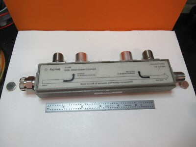 HP AGILENT 777D 4 GHz DIRECTIONAL COUPLER EMI TEST RF MICROWAVE AS PIC &17-B-07