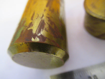 EMPTY BAUSCH LOMB BRASS OBJECTIVE CANISTER MICROSCOPE PART AS PICTURED Y1-A-38