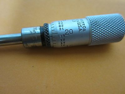 STARRET MICROMETER AS IS BIN#J5-22