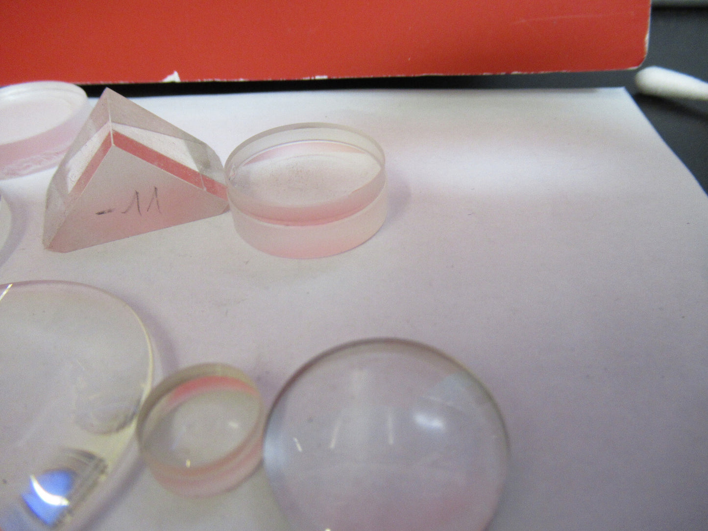 OPTICAL LOT LENSES ASSORTED OPTICS S4-B-69