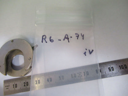 ANTIQUE LEITZ POL ADAPTOR HOLDER OBJECTIVE MICROSCOPE PART AS PICTURED #R6-A-74