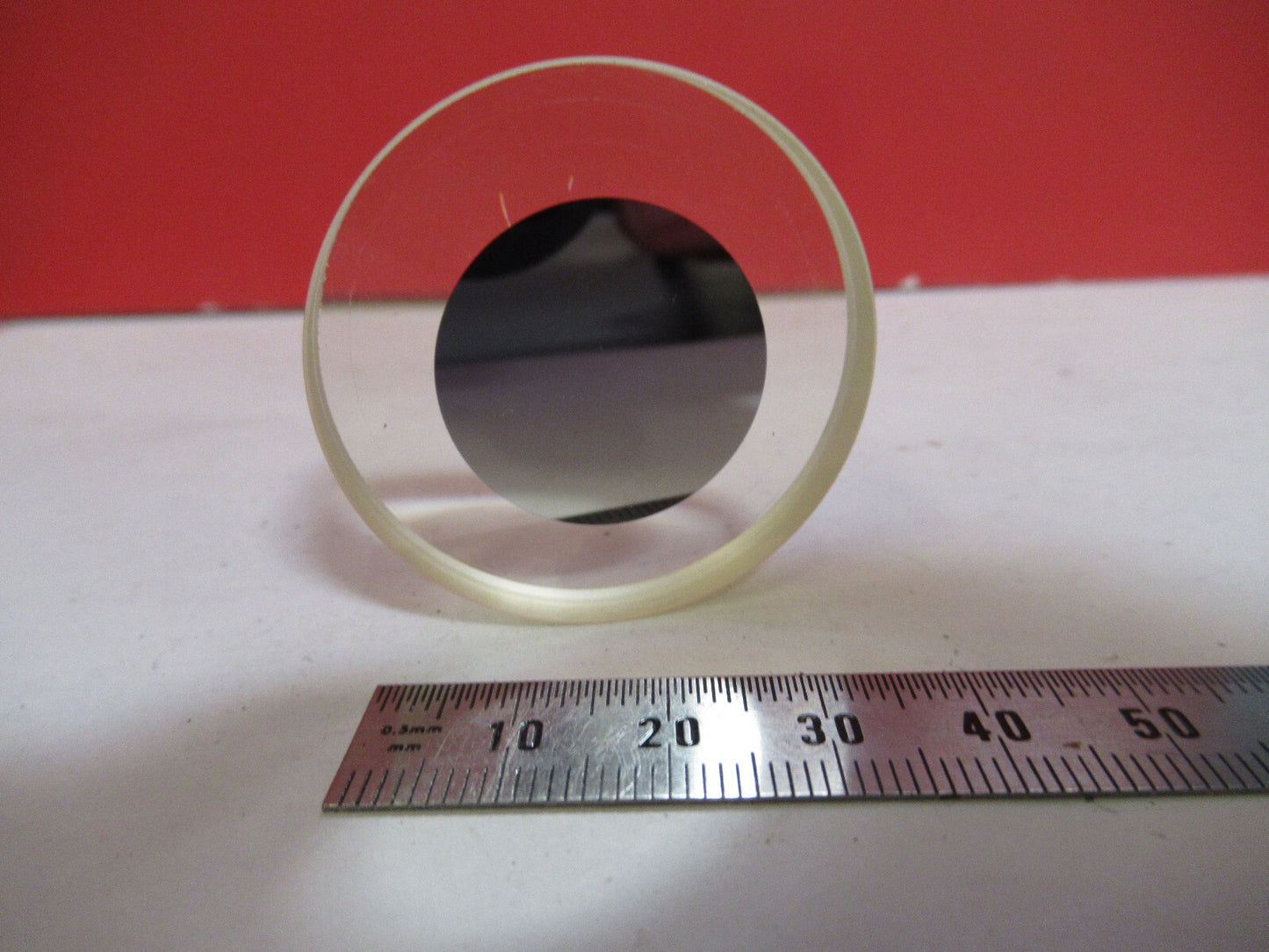 OPTICAL LENS DOUBLET PL-CX + COATED MIRROR OPTICS AS PICTURED  T9-A-65