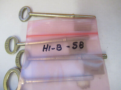LOT ASSORTED CASE KEYS BLANKS MICROSCOPE PART AS PICTURED &H1-B-58