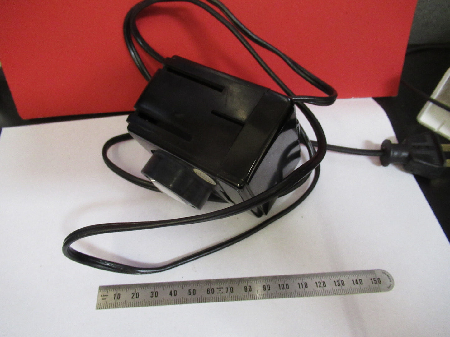 VINTAGE BAUSCH LOMB ILLUMINATOR LAMP WORKS MICROSCOPE PART AS PICTURED F8-A-07