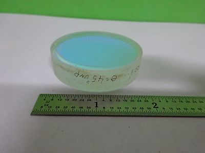 OPTICAL COATED DICHROIC MIRROR LASER OPTICS AS IS BIN#W8-25