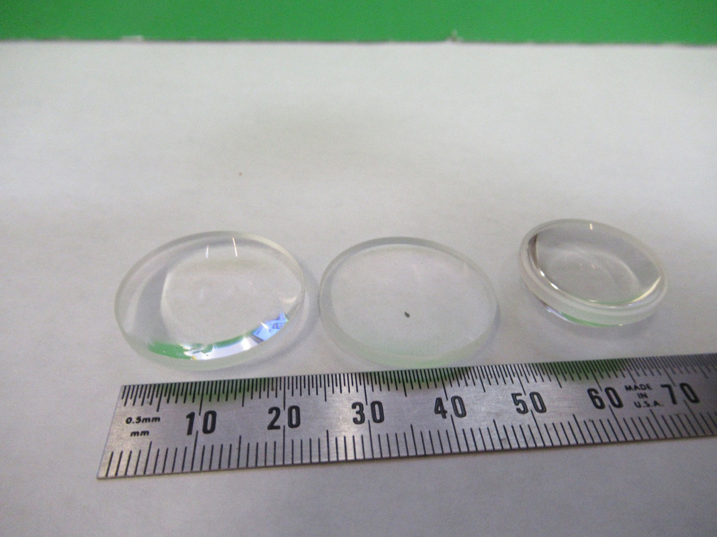 OPTICAL LOT LENSES CONCAVE CONVEX ZEISS GERMANY OPTICS AS PICTURED U8-B-04