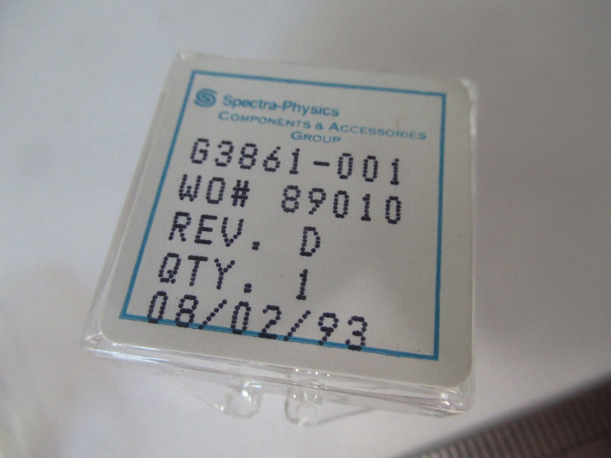 Optical Pro Laser Spectra-Physics Output G3861-001 Optics