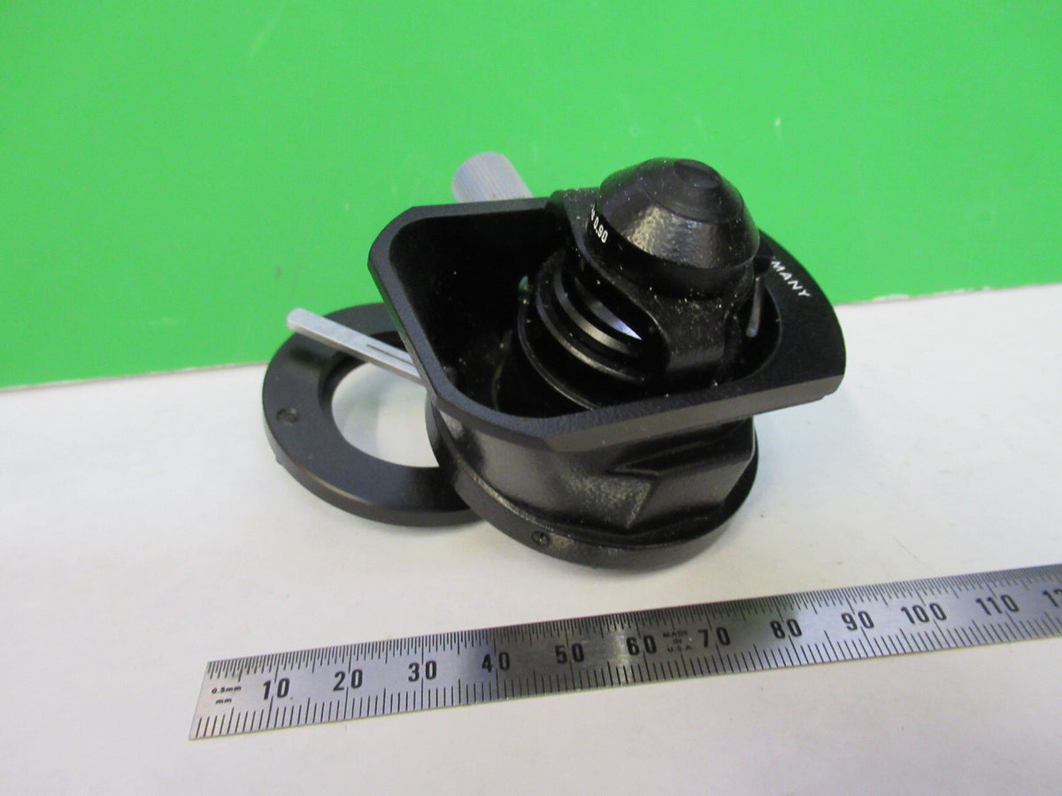 LEITZ WETZLAR GERMANY CONDENSER SM HM LUX MICROSCOPE PART AS PICTURED X2-A-33